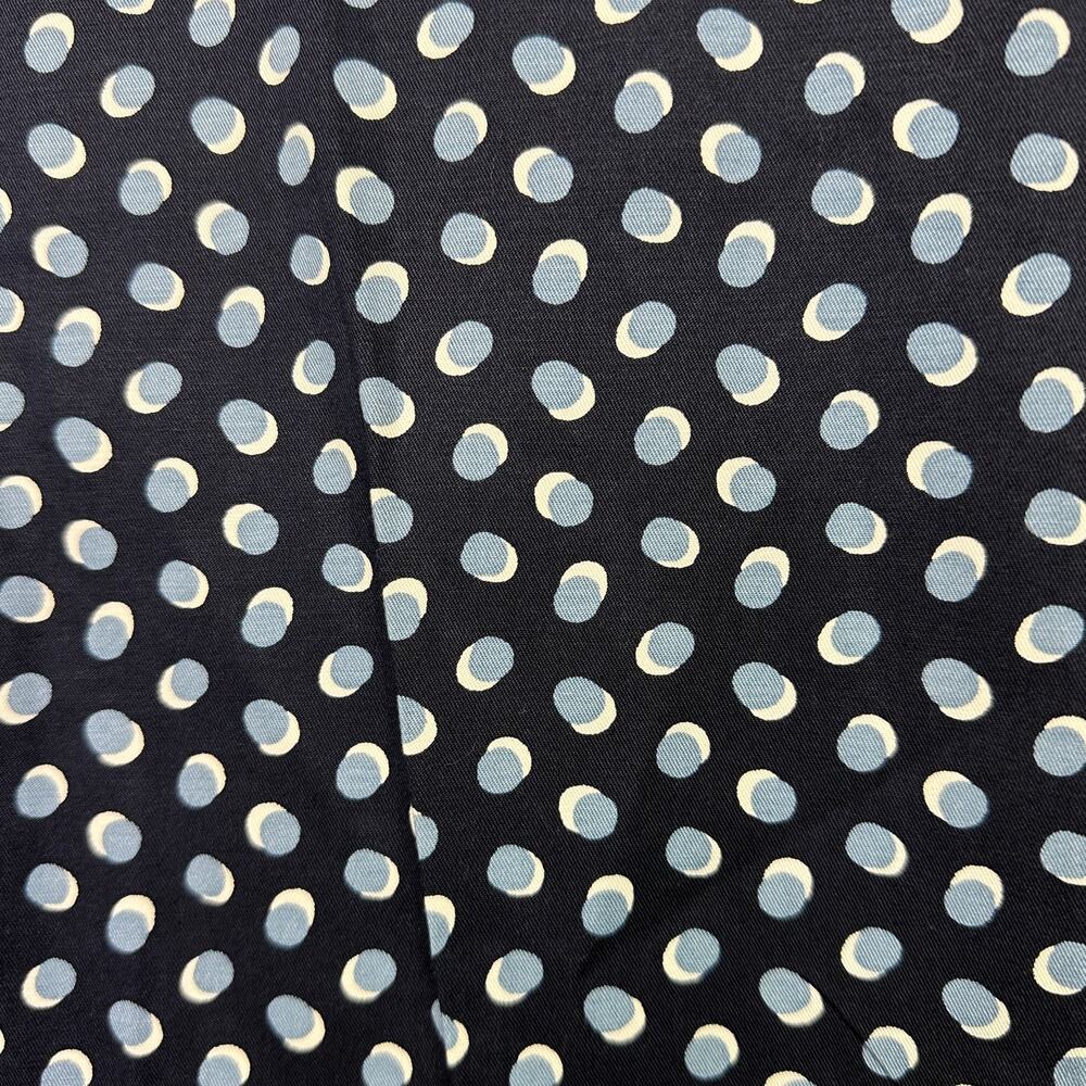 Ann Taylor Factory The Crop Mid Rise Slim Leg 12 Dress Pants Blue Polka Dot NEW - Picture 6 of 8